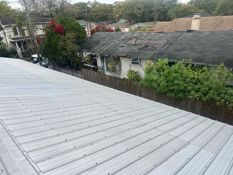 roofing project near N 11th Street in Tampa