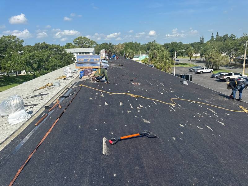 completed roofing project in St. Petersburg FL