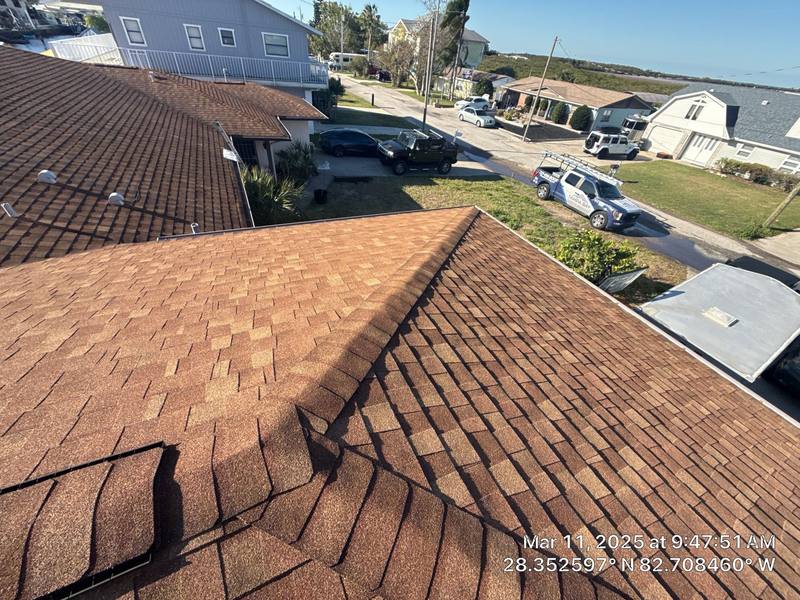 residential shingle roof replacement by Hloska Roofing in Hudson