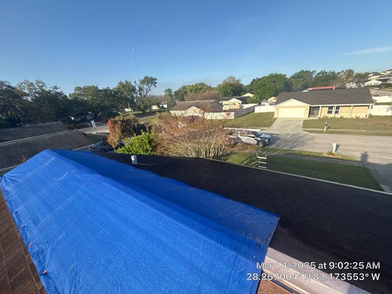 residential shingle roof replacement by Hloska Roofing in Zephyrhills