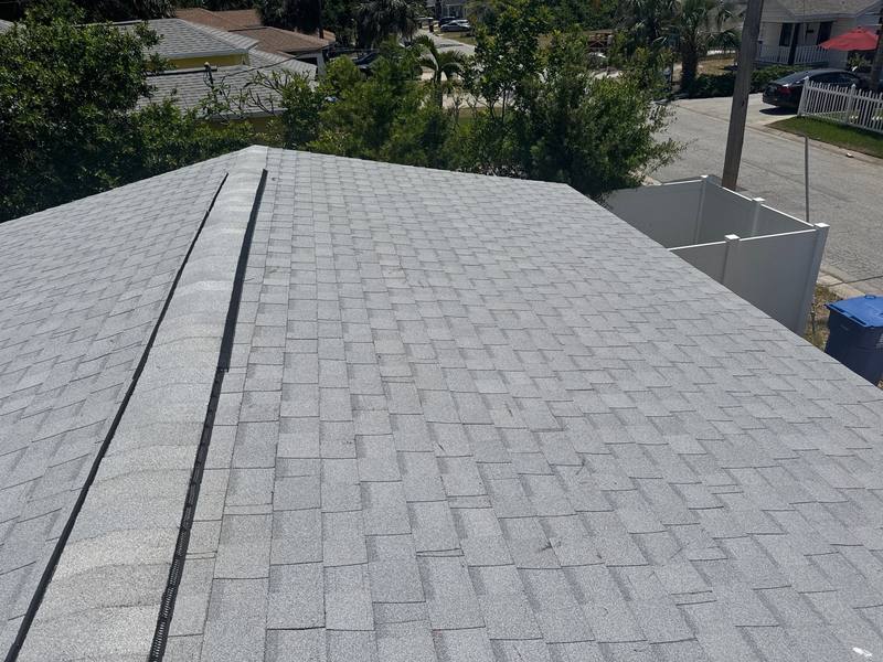 completed roofing project in St. Petersburg FL