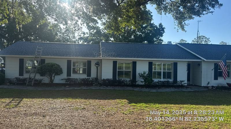 roofing project near Spring Valley Rd in Dade City