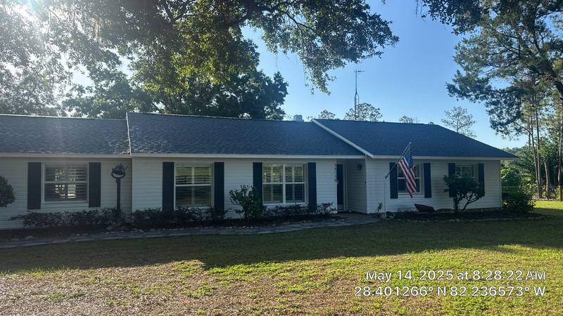 roofing project near Spring Valley Rd in Dade City