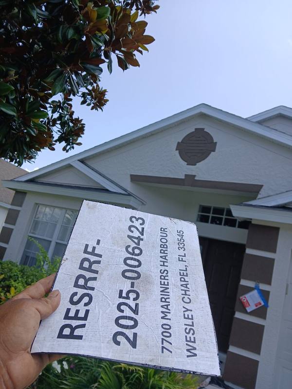 residential shingle roof replacement by Hloska Roofing in Holiday