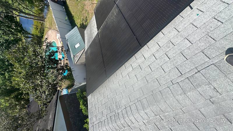 completed roofing project in Tampa FL