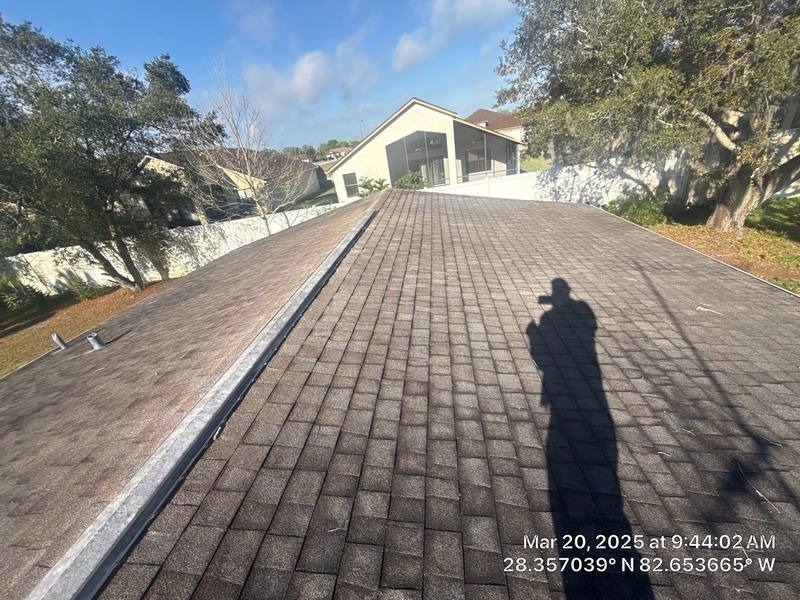 completed roofing project in Hudson FL