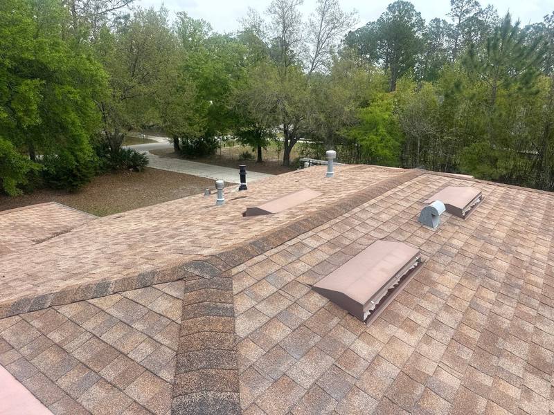 completed roofing project in Wesley Chapel FL