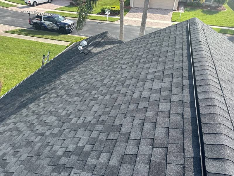 completed roofing project in Trinity FL