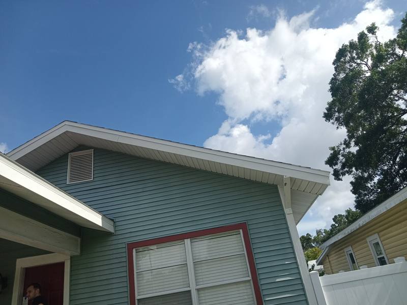 completed roofing project in Tampa FL