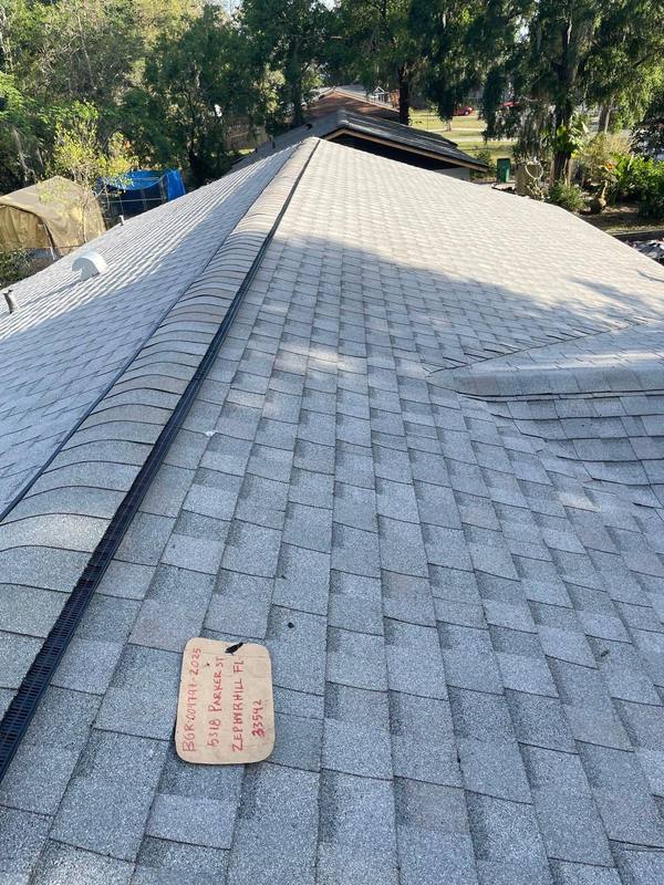 roofing project near Parker Street in Zephyrhills