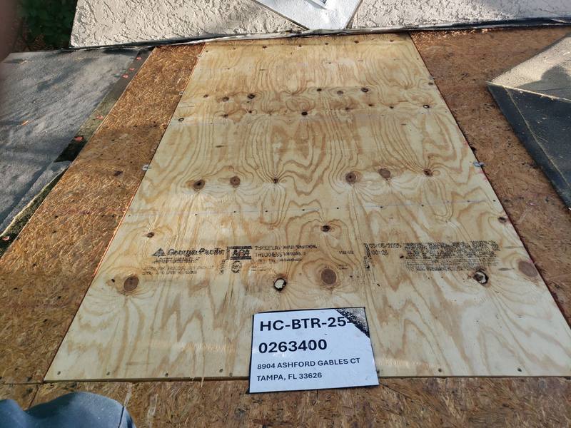 shingle roof replacement in Tampa, Florida
