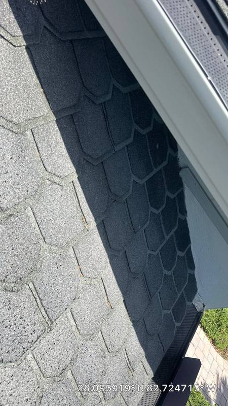 completed roofing project in Palm Harbor FL