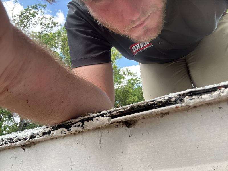 residential roof repair by Hloska Roofing in Hudson