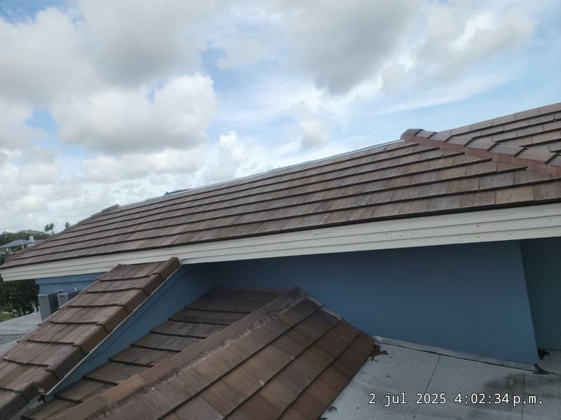 roofing project near Winston Drive in Belleair