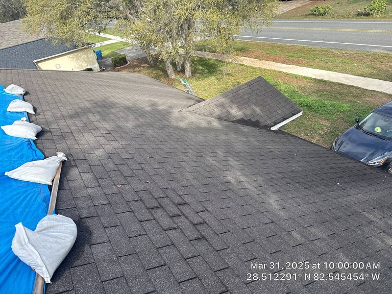 residential shingle roof replacement by Hloska Roofing in Spring Hill