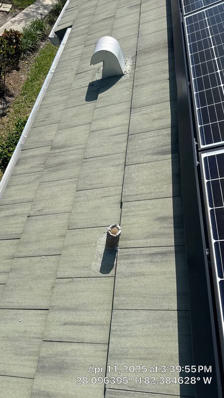 completed roofing project in Tampa FL