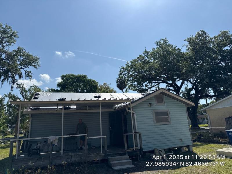 residential metal roof replacement by Hloska Roofing in Tampa