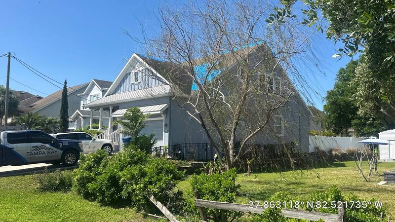 completed roofing project in Tampa FL