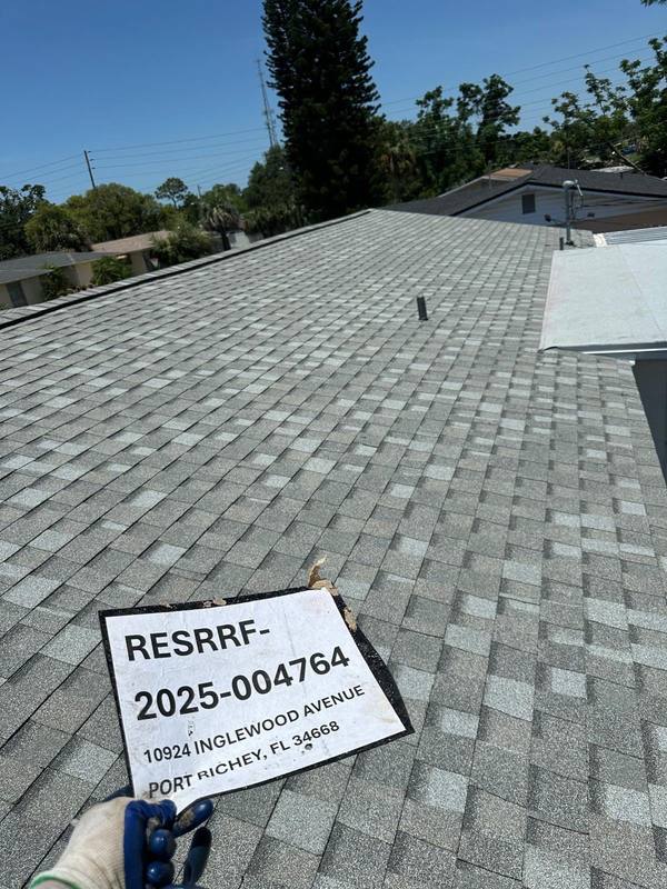 roofing project near Ingelwood Ave in Port Richey