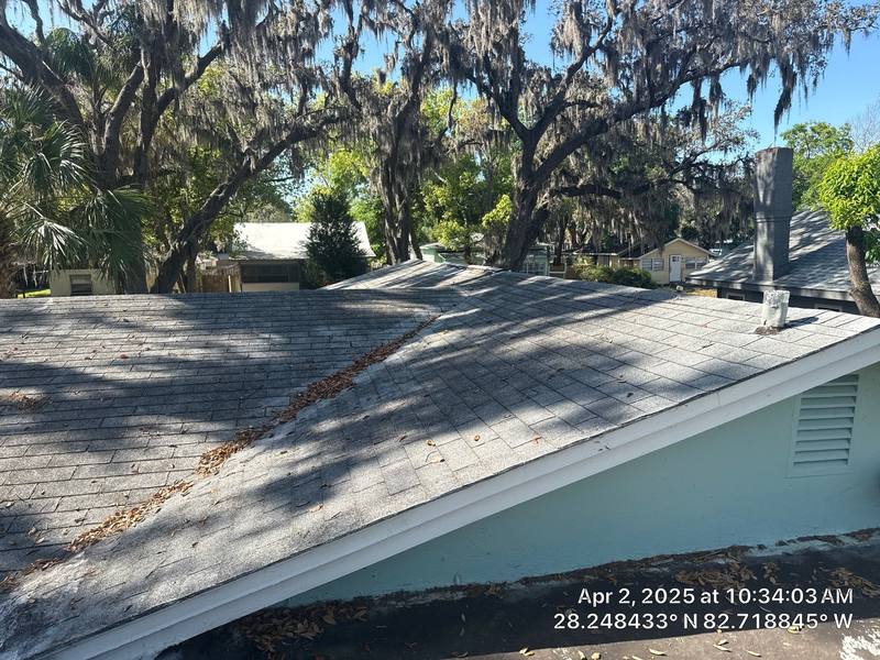 roofing project near Montana Ave in New Port Richey