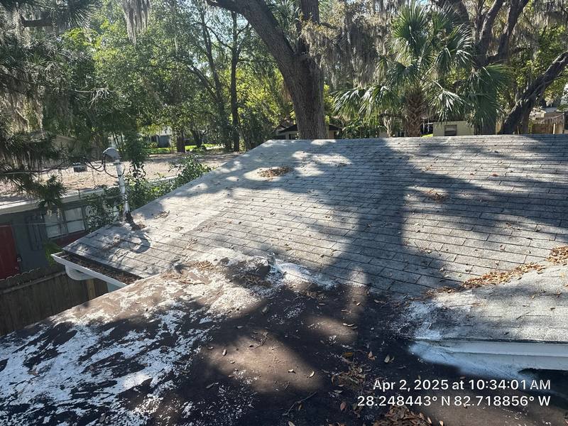 roofing project near Montana Ave in New Port Richey