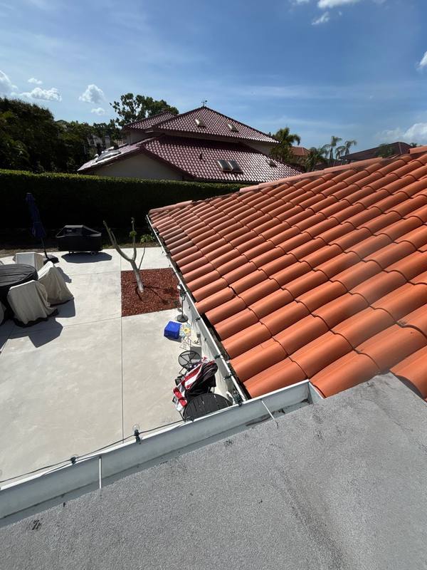 roofing project near Pelican Drive in Tampa