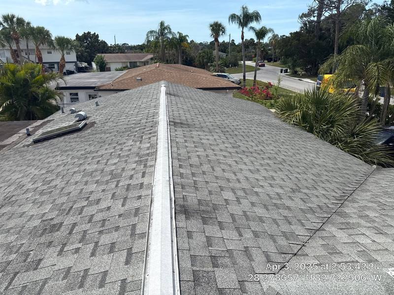 residential shingle roof replacement by Hloska Roofing in Port Richey