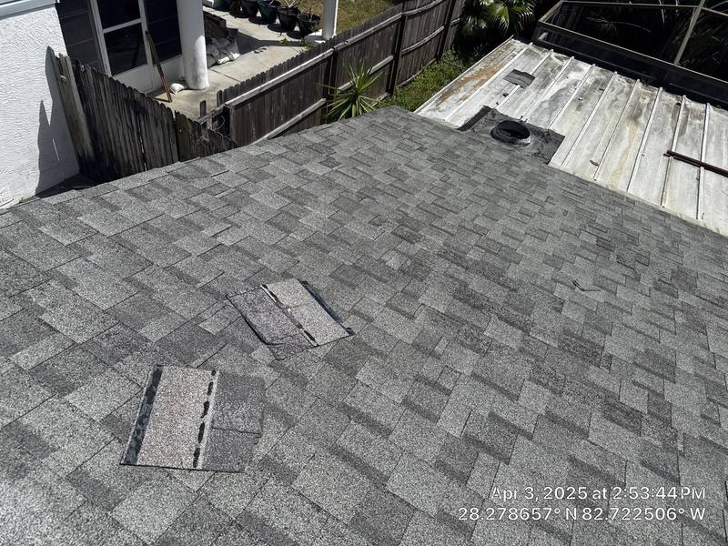 roofing project near Quist Drive in Port Richey
