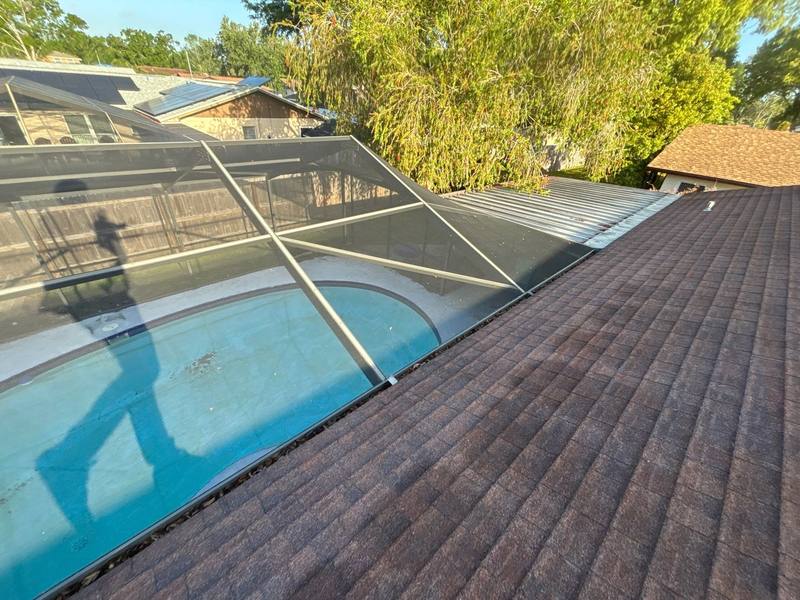 roofing project near Arbor Hills Rd in Tampa