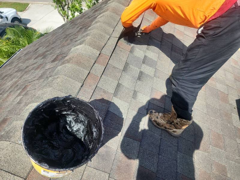 completed roofing project in Spring Hill FL