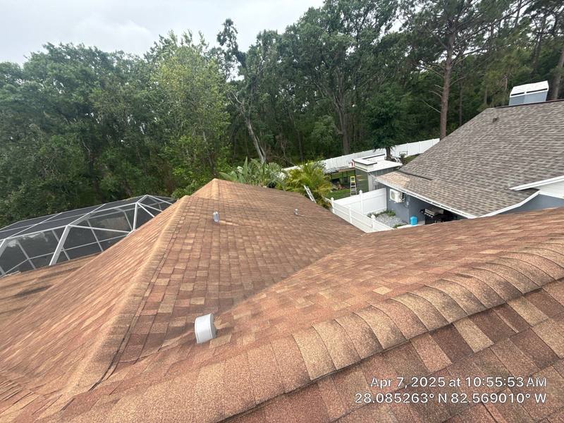 completed roofing project in Tampa FL