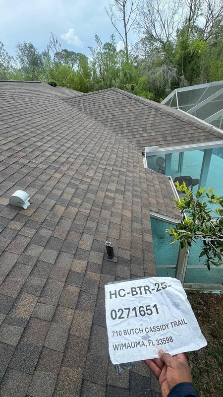 residential shingle roof replacement by Hloska Roofing in Wimauma