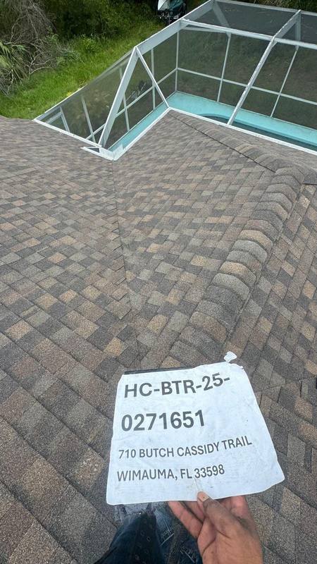 roofing project near Butch Cassidy Trail in Wimauma