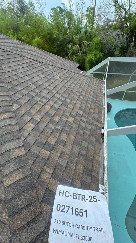 residential shingle roof replacement by Hloska Roofing in Wimauma
