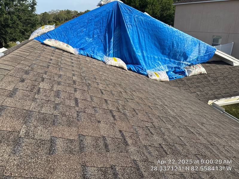 completed roofing project in Spring Hill FL