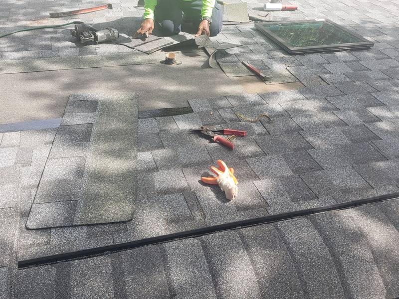 residential shingle roof replacement by Hloska Roofing in Tampa
