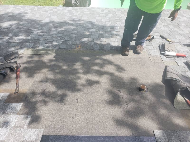 roofing project near Larmon Street in Tampa