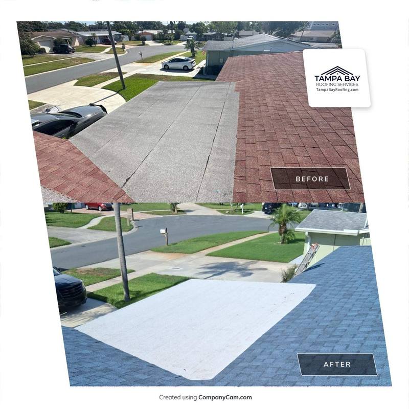 completed roofing project in Seminole FL