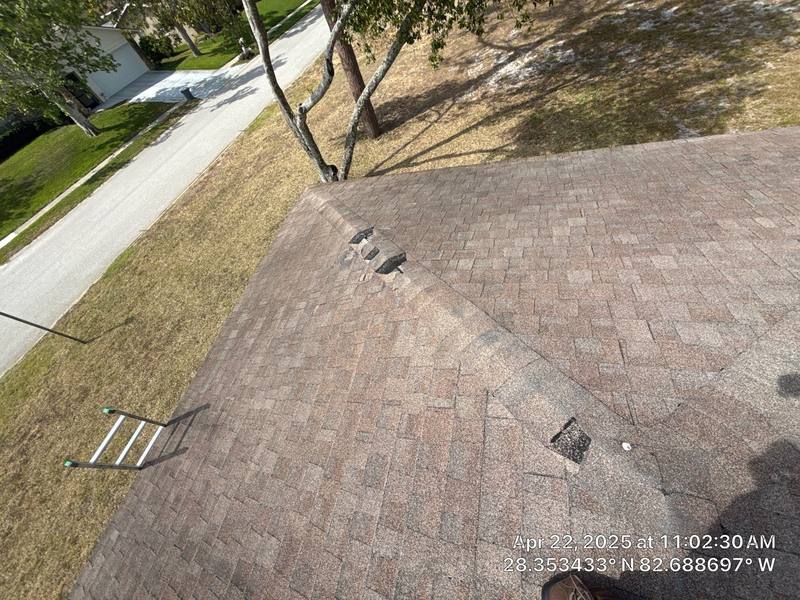 completed roofing project in Hudson FL