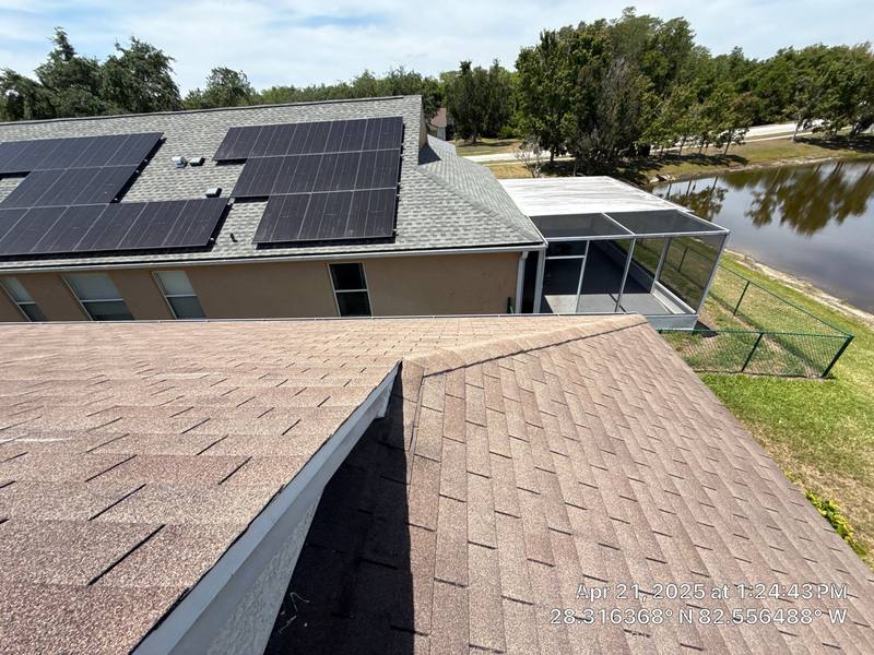 residential roof replacement by Hloska Roofing in Land O' Lakes