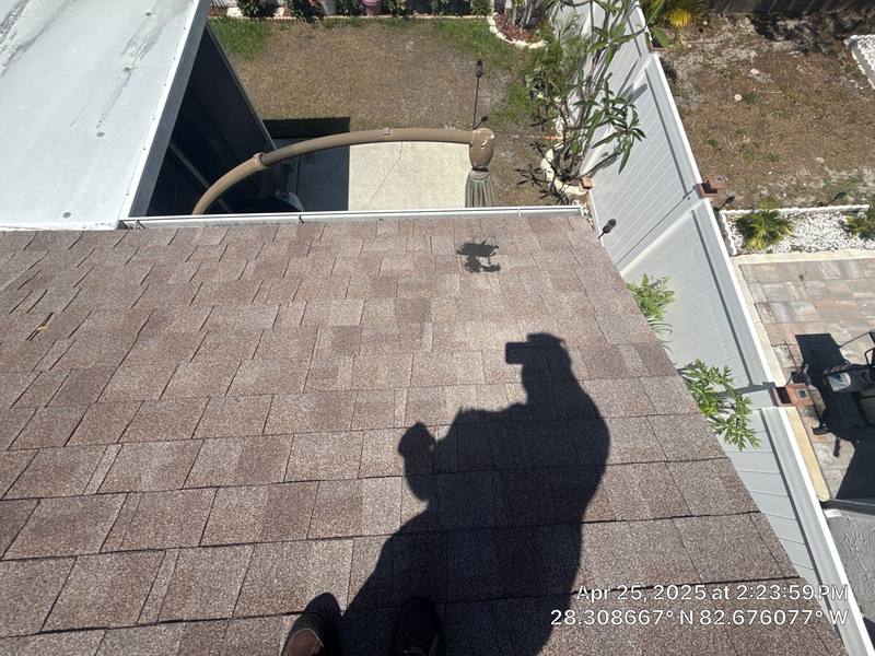 completed roofing project in Port Richey FL