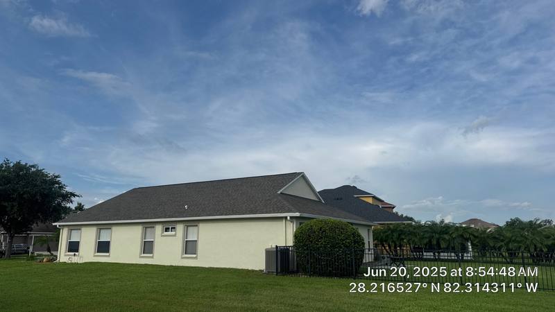 roofing project near Waterville Ave in Wesley Chapel