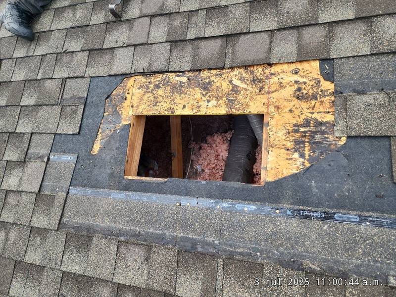 completed roofing project in Largo FL