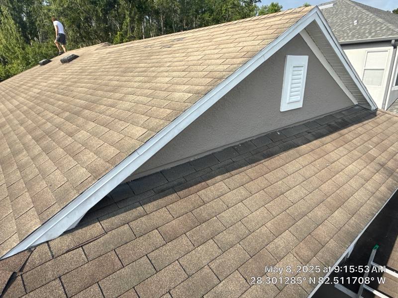 residential shingle roof replacement by Hloska Roofing in Land O Lakes