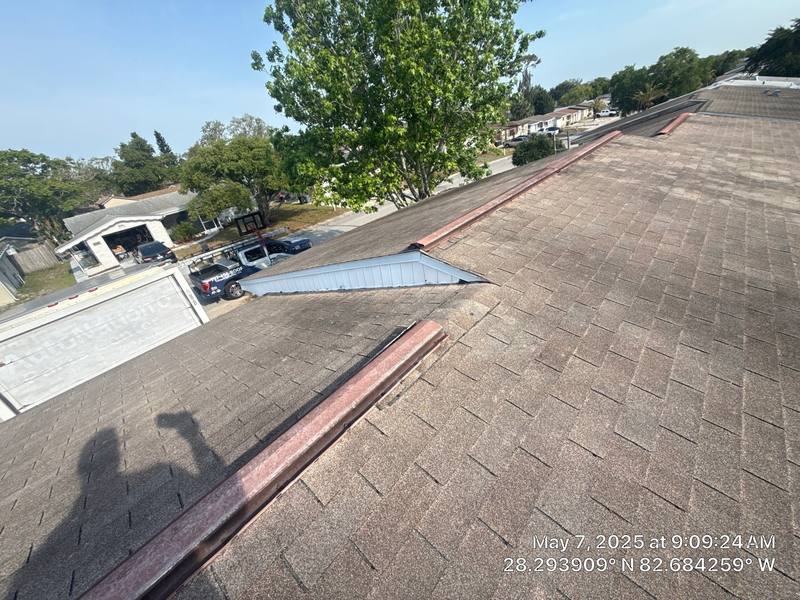 completed roofing project in Port Richey FL
