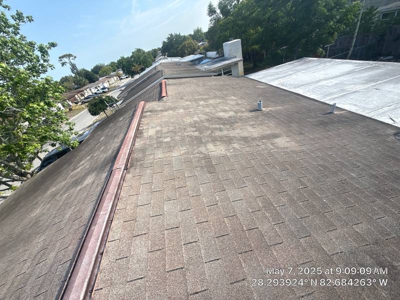 completed roofing project in Port Richey FL
