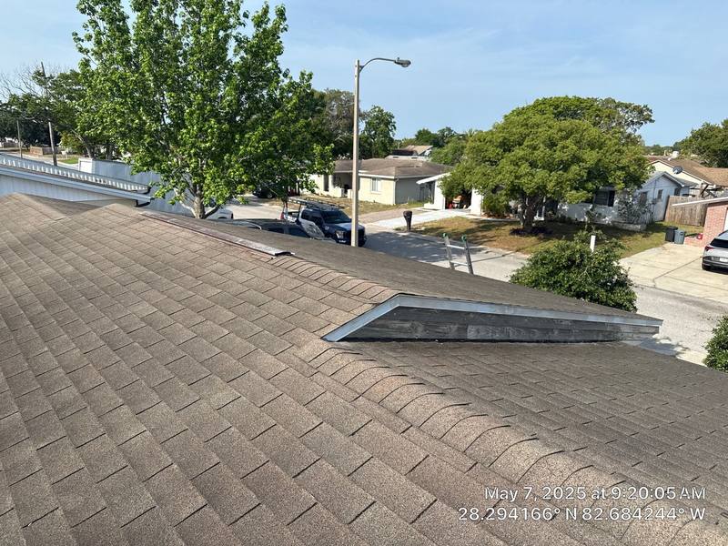 residential shingle roof replacement by Hloska Roofing in Port Richey