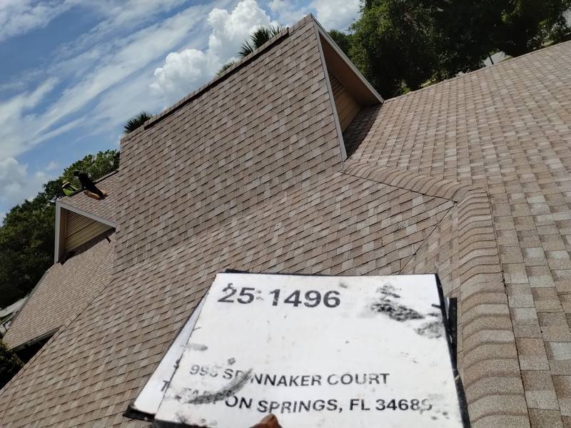 roofing project near Spinnaker Ct in Tarpon Springs