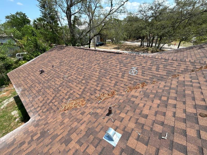 roofing project near E Poinsettia Avenue in Tampa
