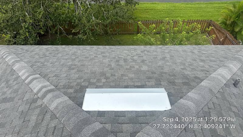 residential shingle roof replacement by Hloska Roofing in Ruskin